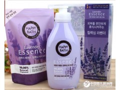 韩国日用品批发 J20510-1 太平洋happy bath 薰衣草 沐浴露 套装8806403226731