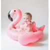 充气火烈鸟儿童座圈游艇水上游泳圈玩具
