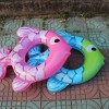 新款小孩子腋下泳圈 PVC儿童游泳圈 可爱鱼形充气泳圈