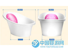 宝宝洗澡盆儿童小号加厚澡盆