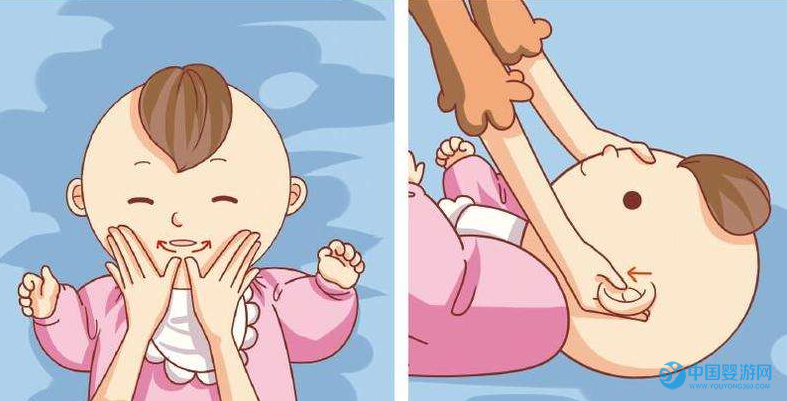 学会这几招，在家也能为宝宝做头面部抚触，给宝宝做头面部抚触的5个步骤1
