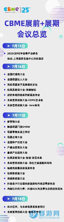 2025年上海CBME孕婴童展会议总览