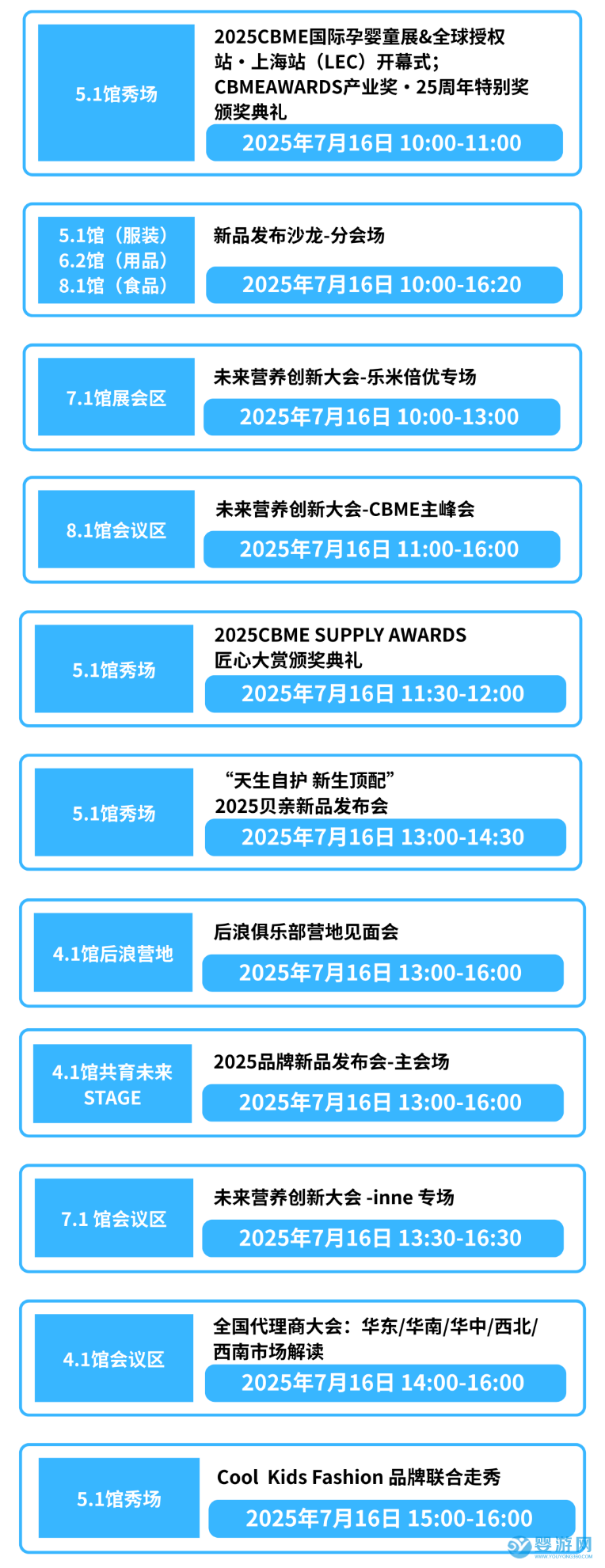 2025上海CBME孕婴童展16号会议